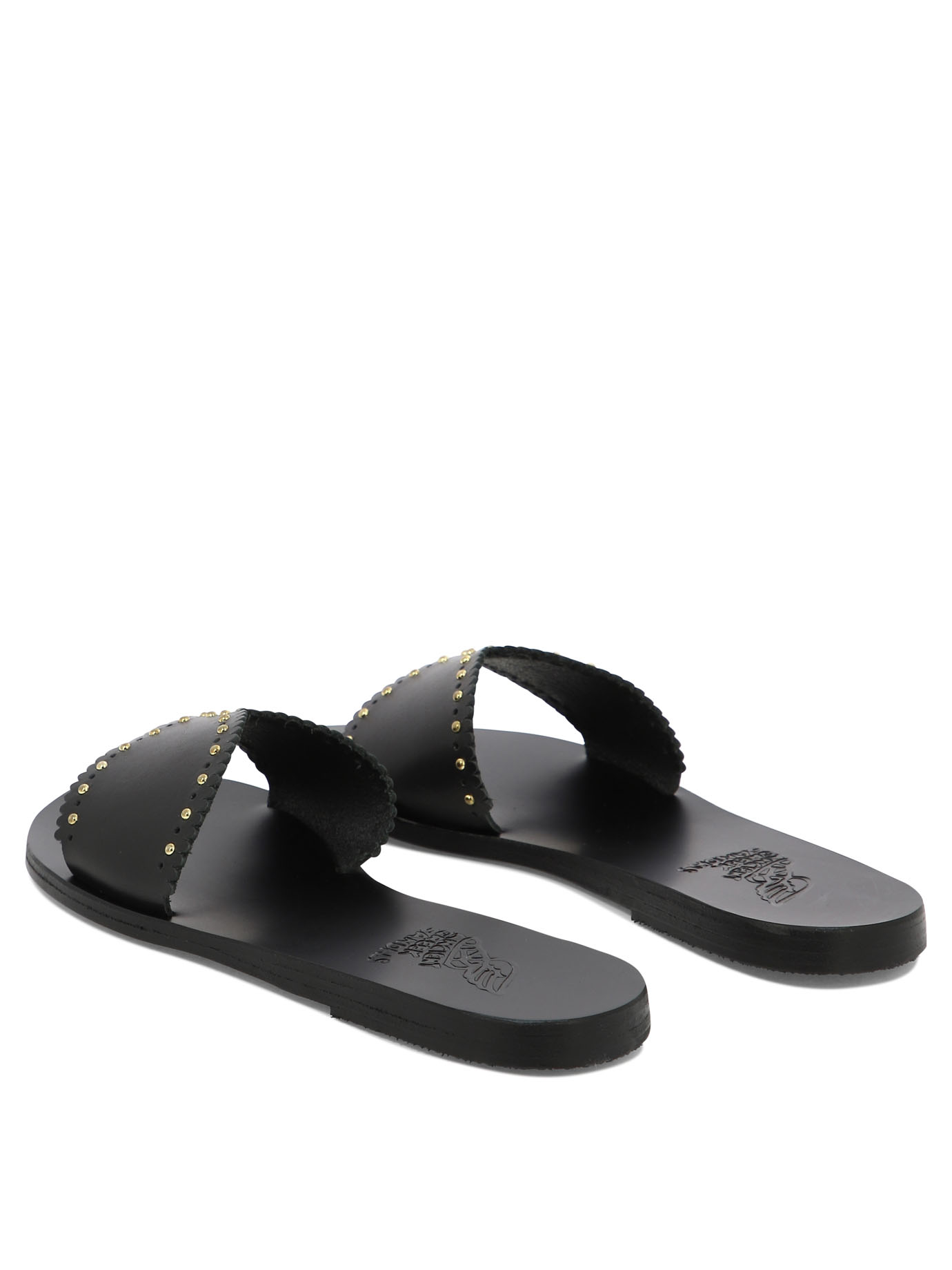 ANCIENT GREEK SANDALS Black   Archaic sandals